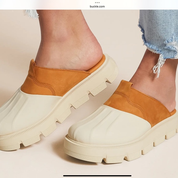 Sorel Rein Clog/Mule Bleached Ceramic Canyon 7 M - Picture 1 of 2